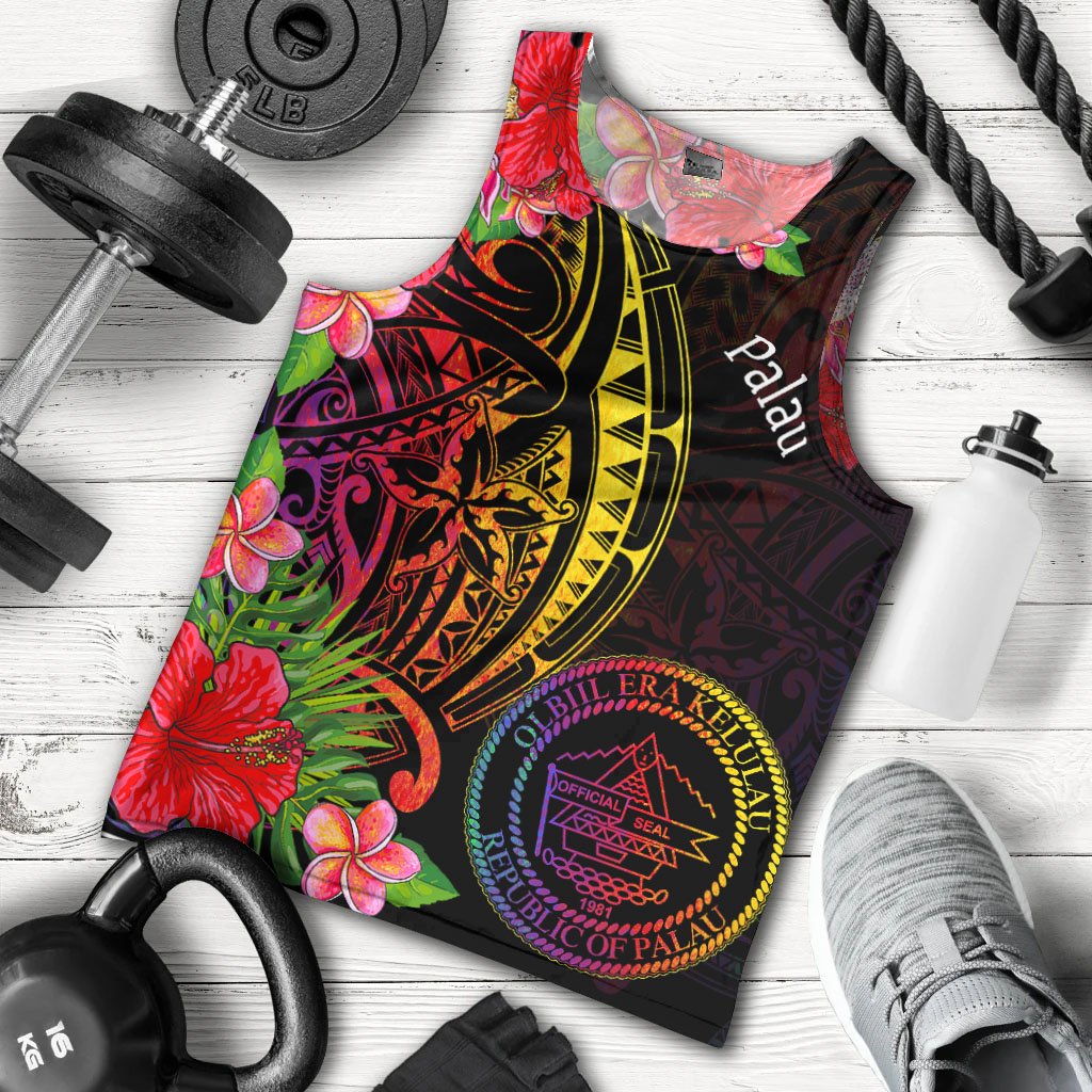 Palau Men's Tank Top Tropical Hippie Style