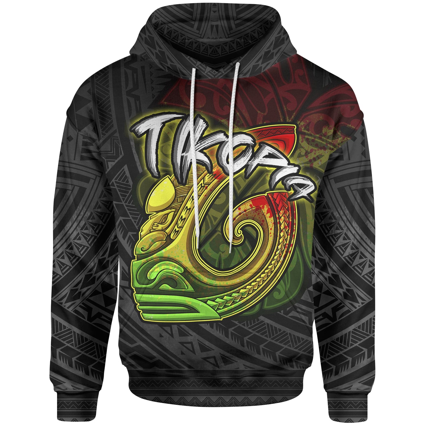 Solomon Islands Hoodie Polynesian Tikopia Island