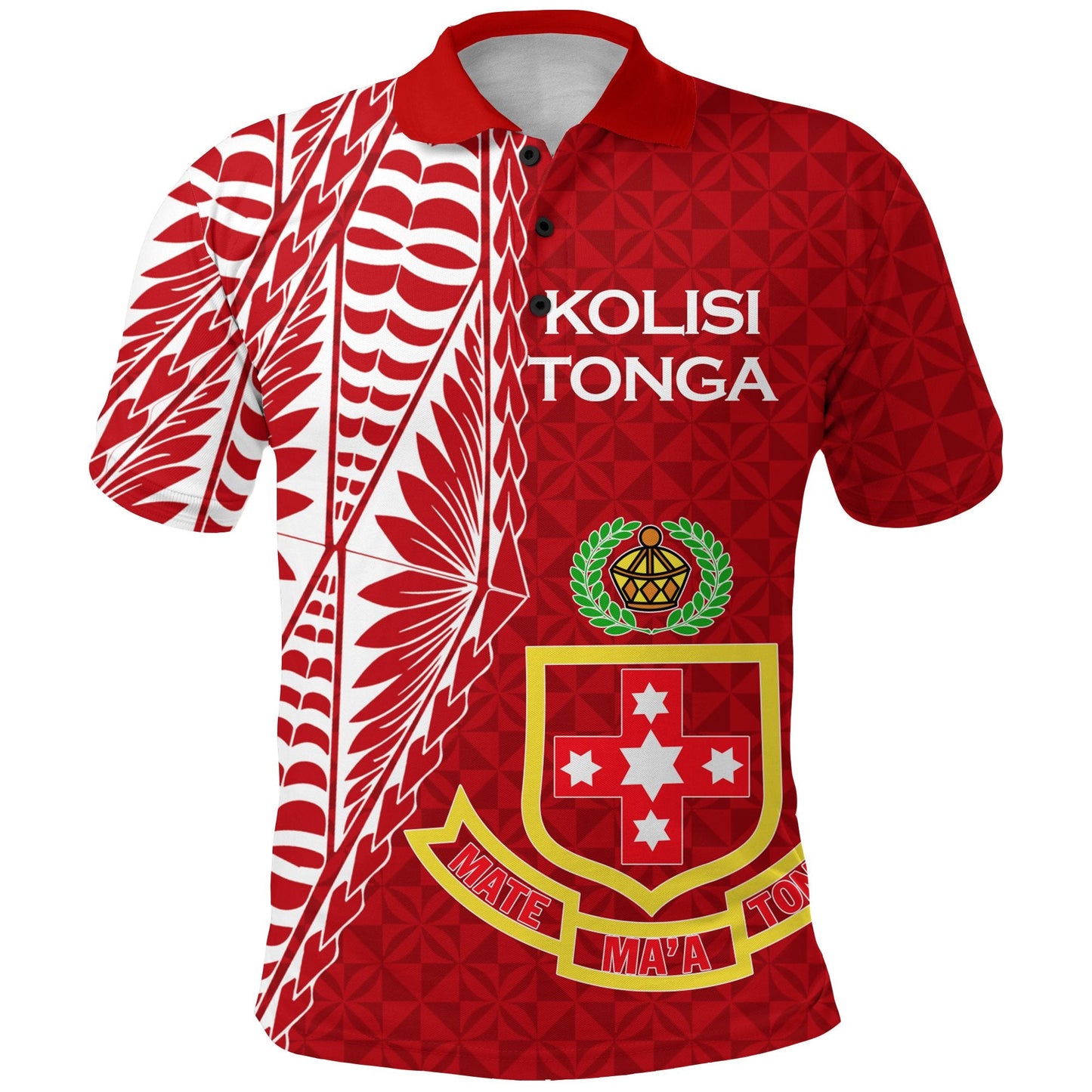 Kolisi Tonga 'Atele Polo Shirt - HUNI KAU KULA 1980 STATES -