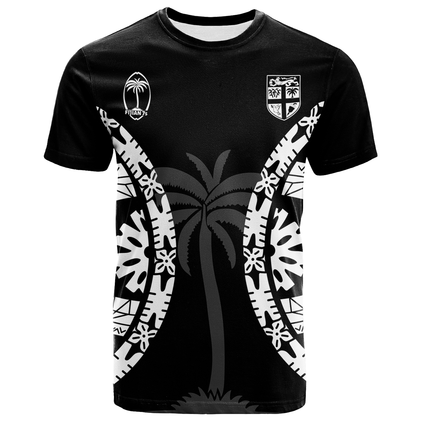 Fiji Rugby Sevens Fijian Tapa Pattern T Shirt 2