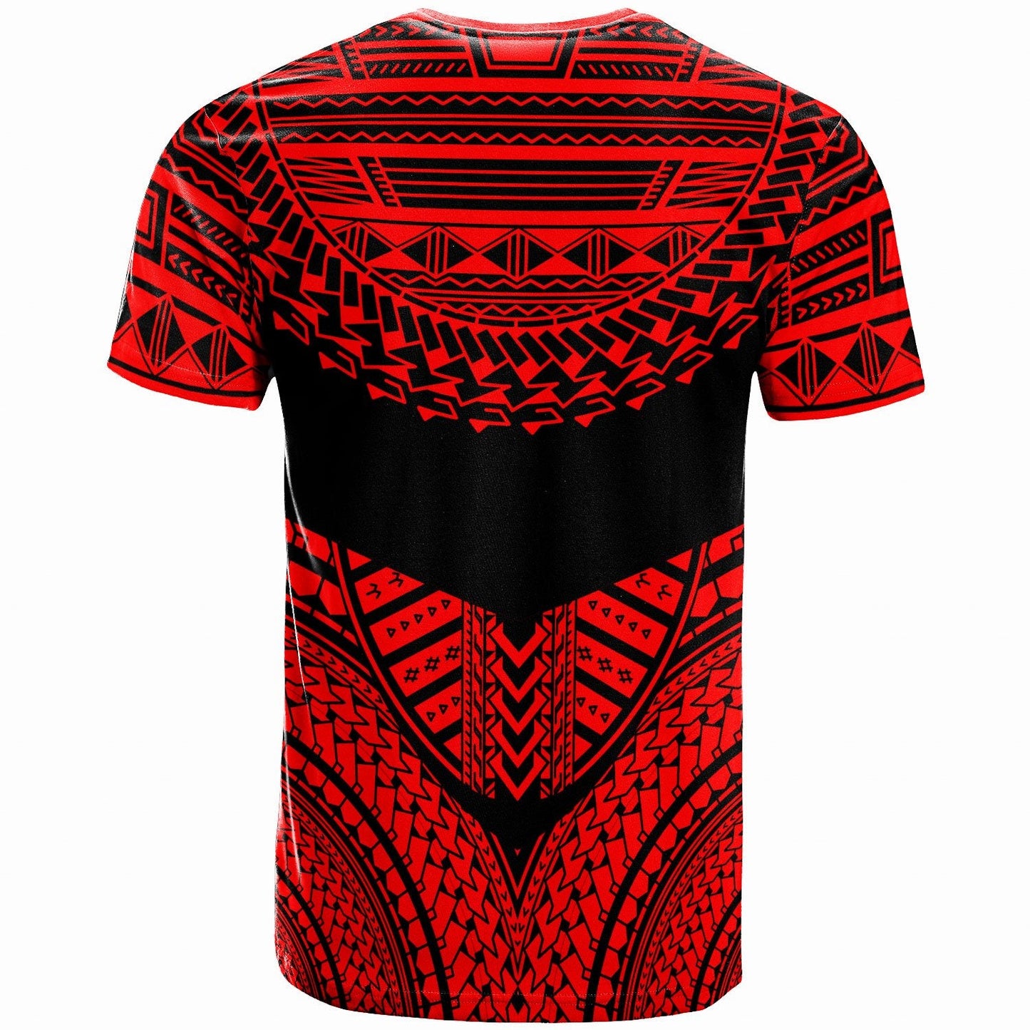 Cook Islands Custom Personalised T Shirt Tribal Pattern Cool Style Red Color