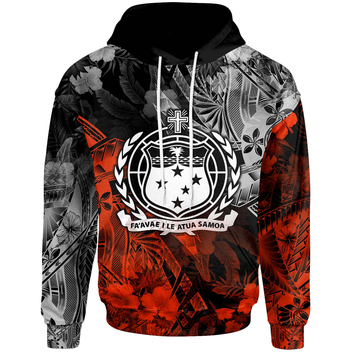 Samoa Polynesian Hoodie Vintage Polynesian Style