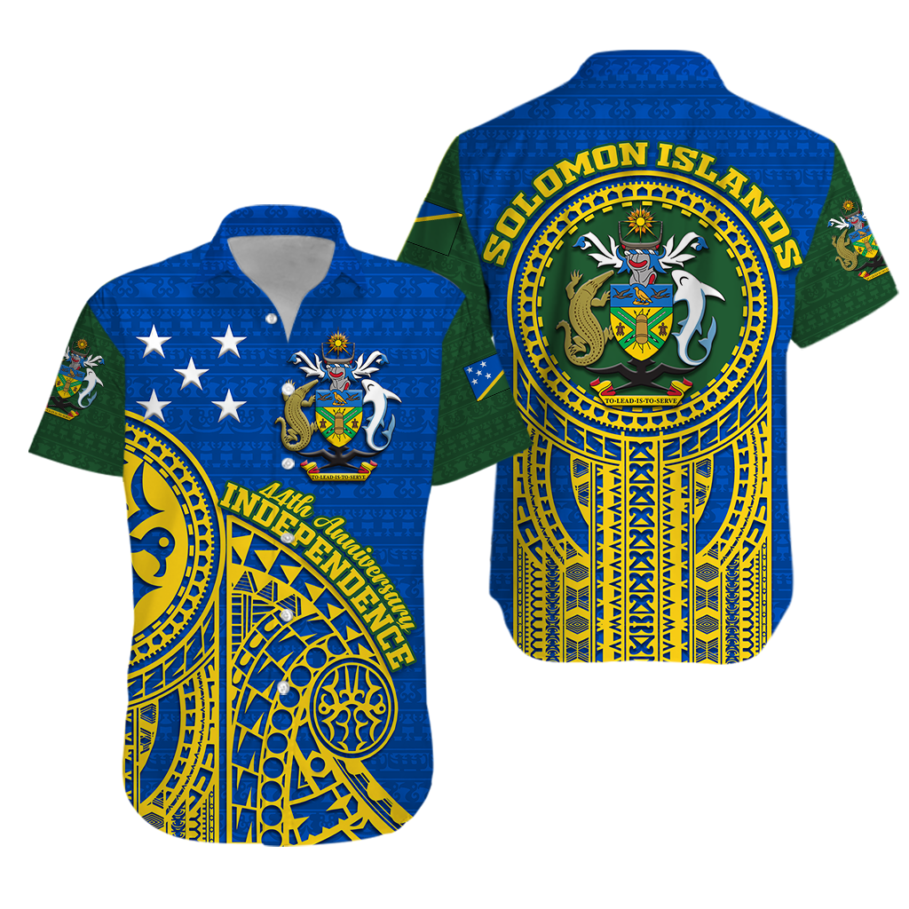 Solomon Islands Independence Anniversary 44th Years Hawaiian Shirt -
