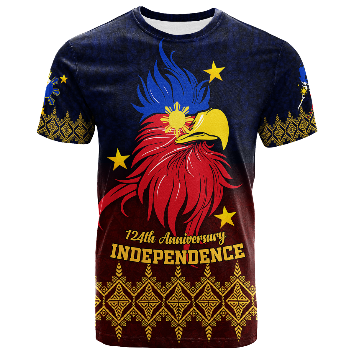 The Philippines Independence Anniversary 124Th Years T - Shirt
