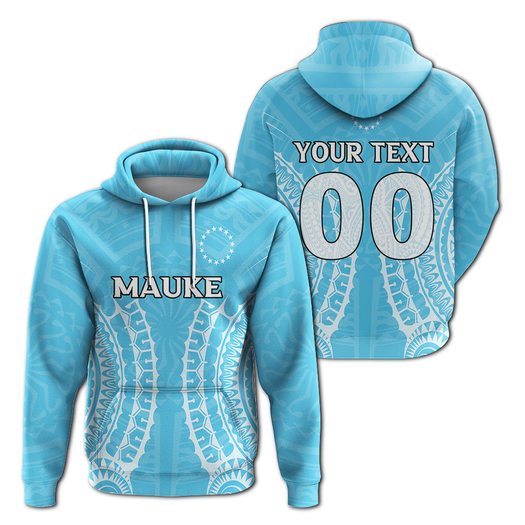( Personalised) Cook Islands Mauke Hoodie Tribal Pattern