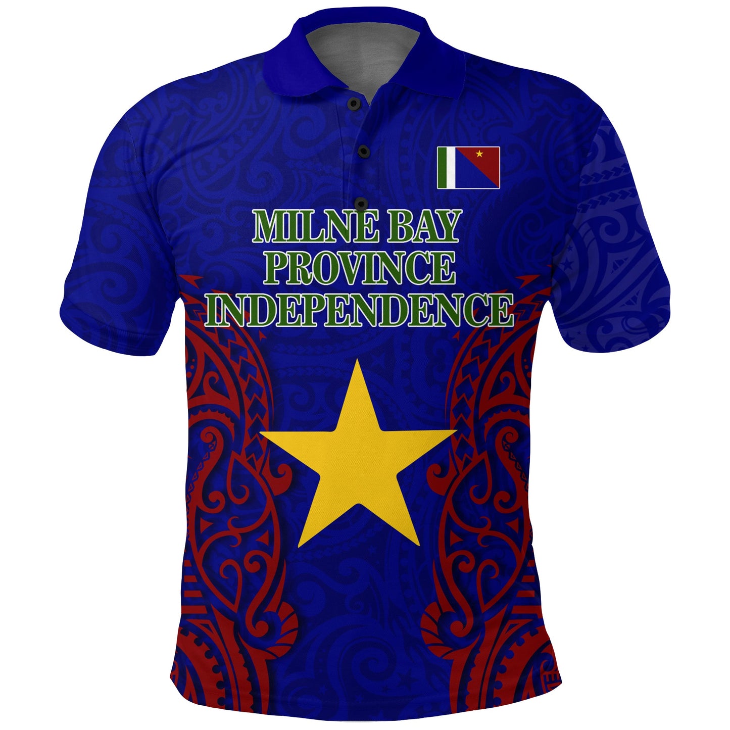 Papua New Guinea Milne Bay Province Independence Pride Polo Shirt -