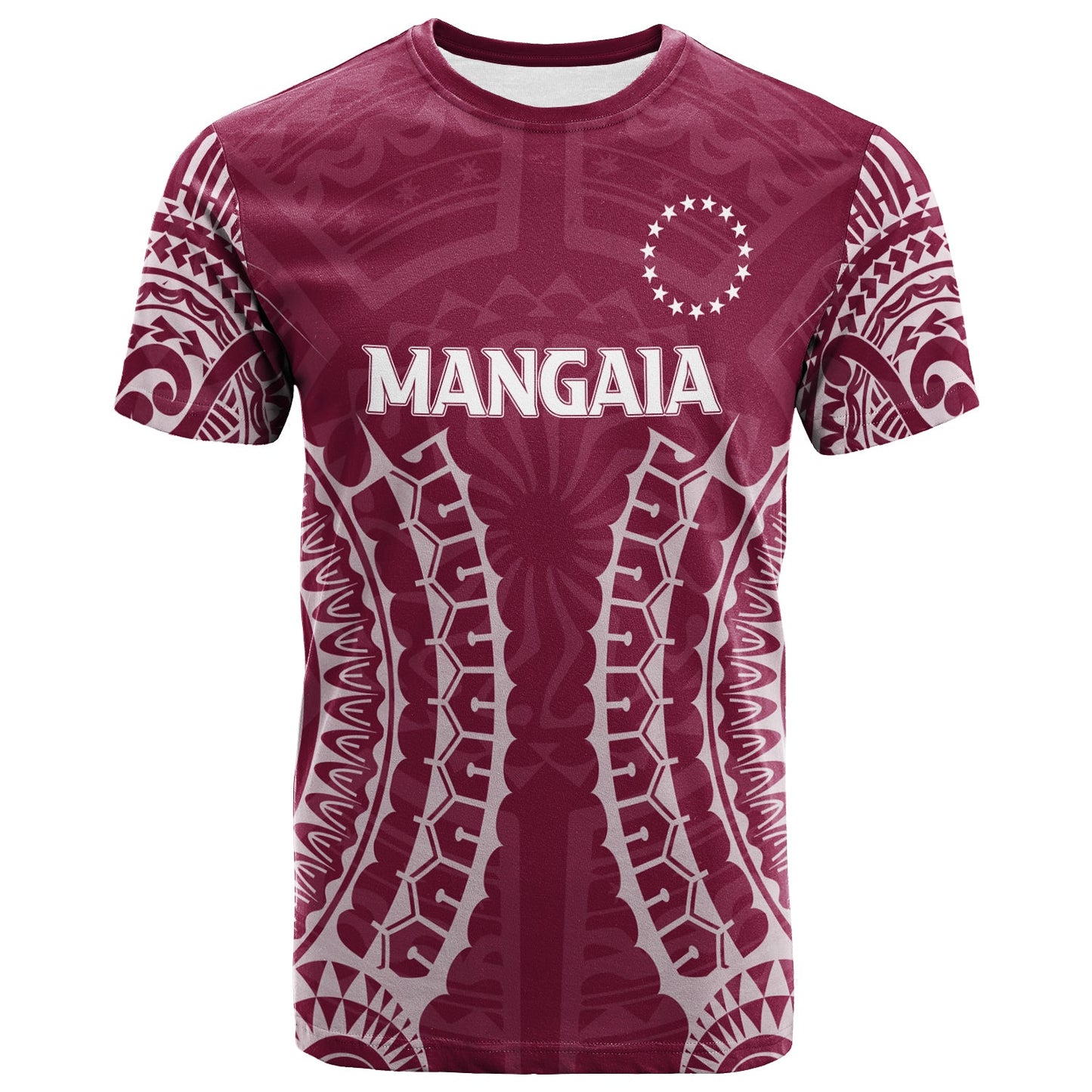 Cook Islands Mangaia T - Shirt - Tribal Pattern Shirt
