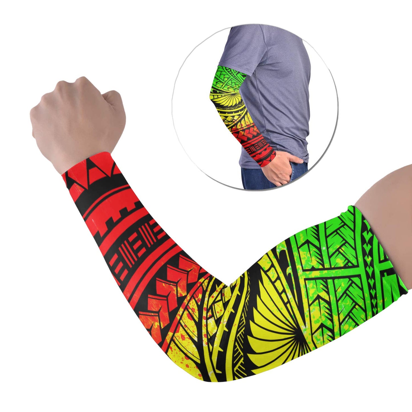 Polynesian Patterns Arm Sleeve 43 (Set of Two) No.7