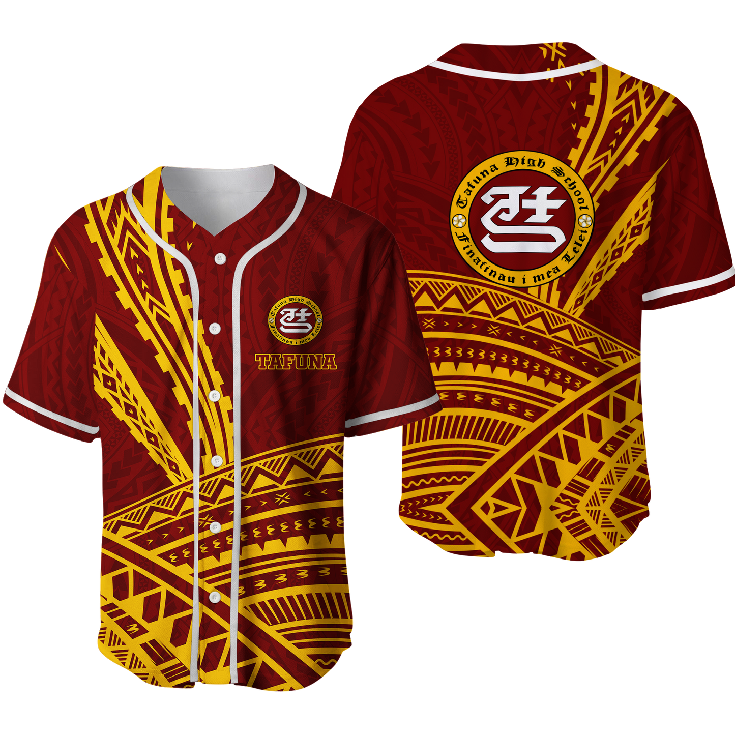 Tafuna High School American Samoa Pride Baseball Jersey