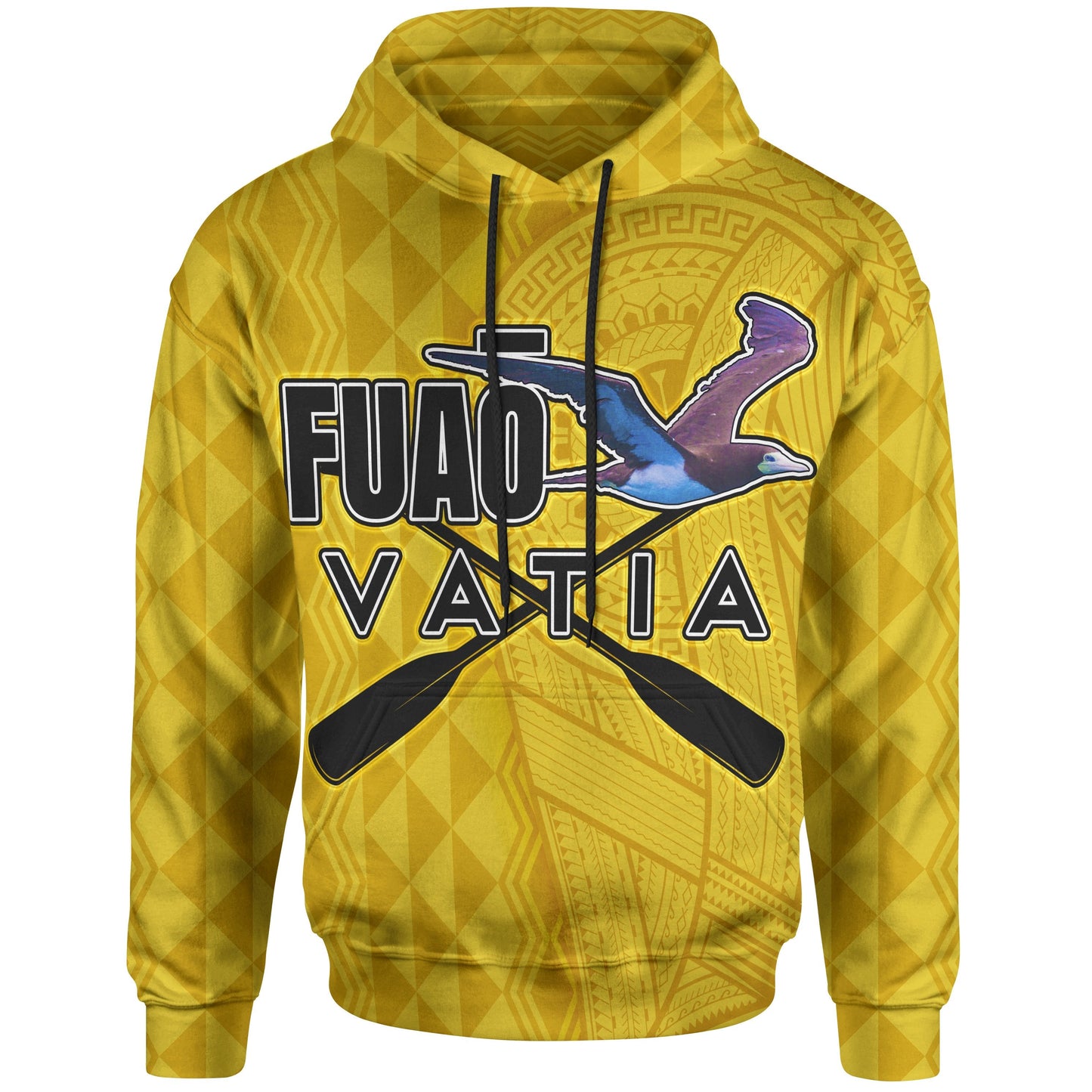 American Samoa Polynesian Hoodie Fuao Vatia
