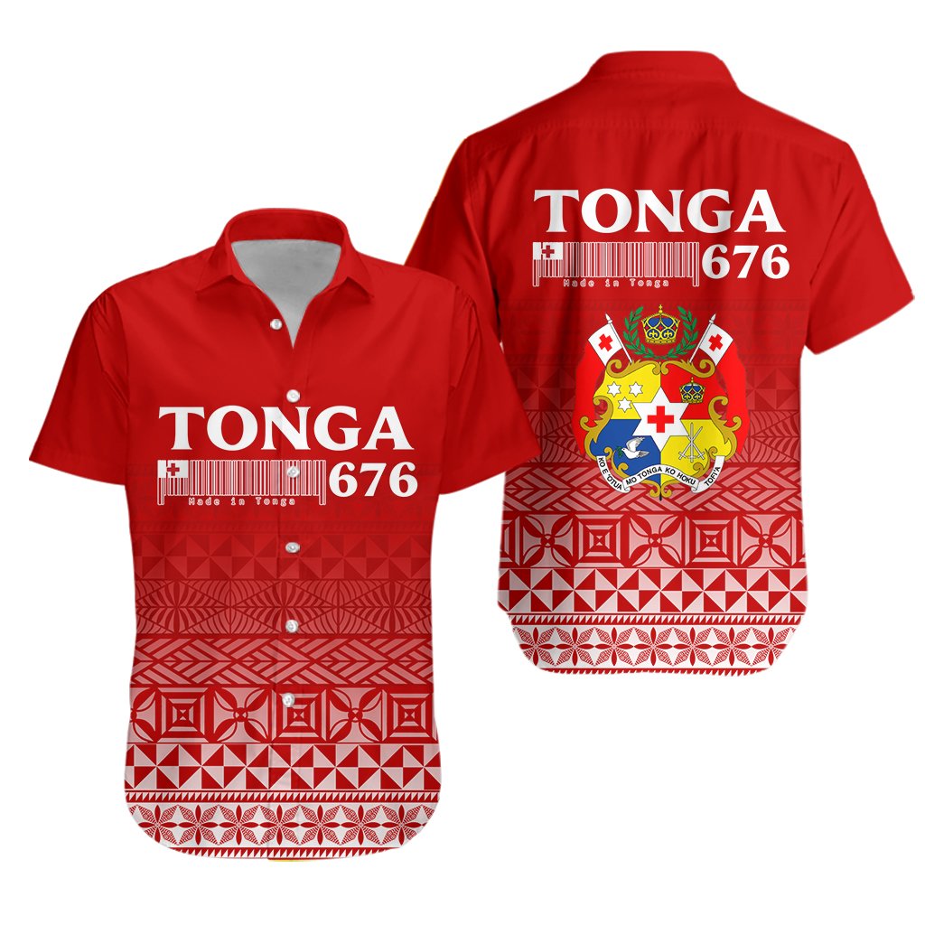 Tonga 676 Hawaiian Shirt - Tongan Pattern -