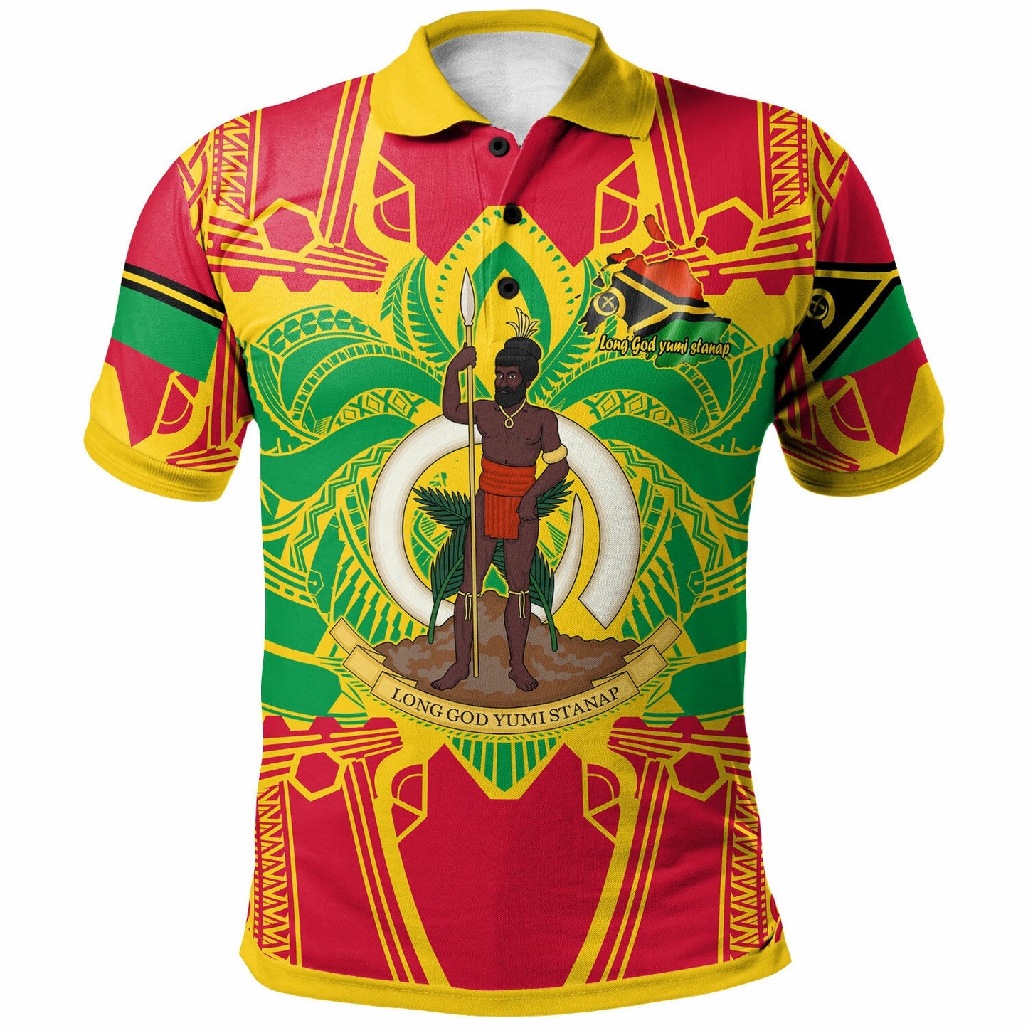 Vanuatu Polo Shirt - Vanuatu Pride With Polynesian Culture Polo Shirt