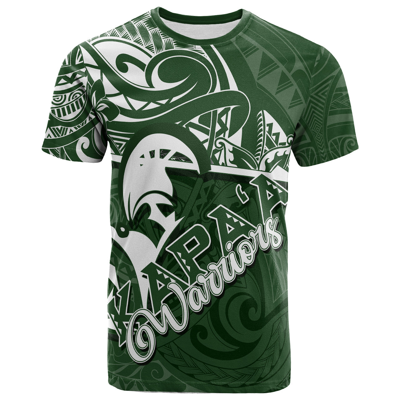 Hawaii T-Shirt - Kapaa High School Polynesian Tribal Pattern