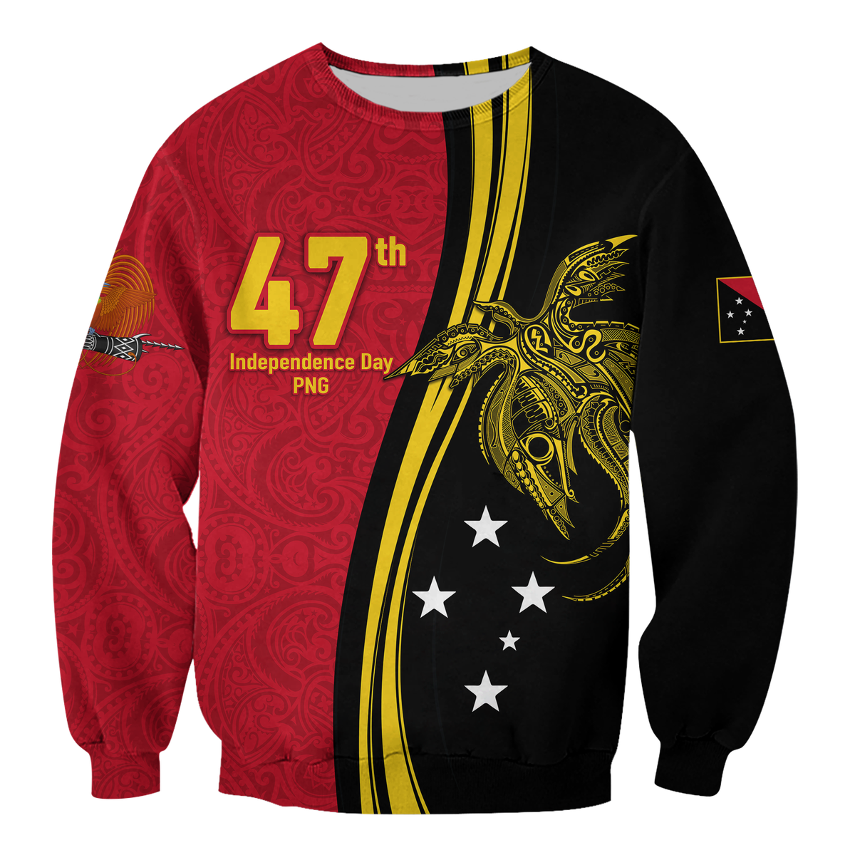 Papua New Guinea Independence Anniversary Polynesian Tribal Sweatshirt