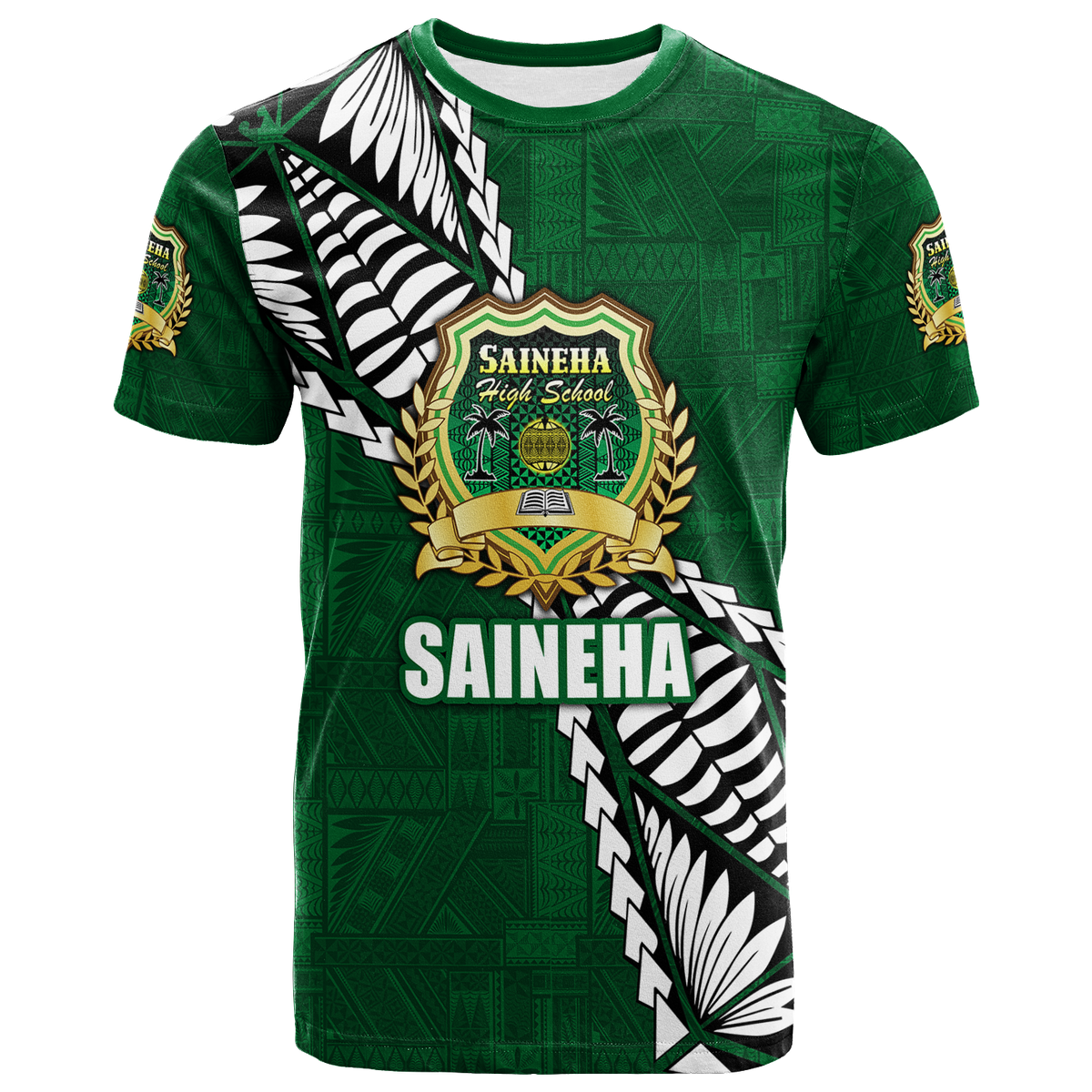 Tonga Saineha High School Tongan Patterns T - Shirt -