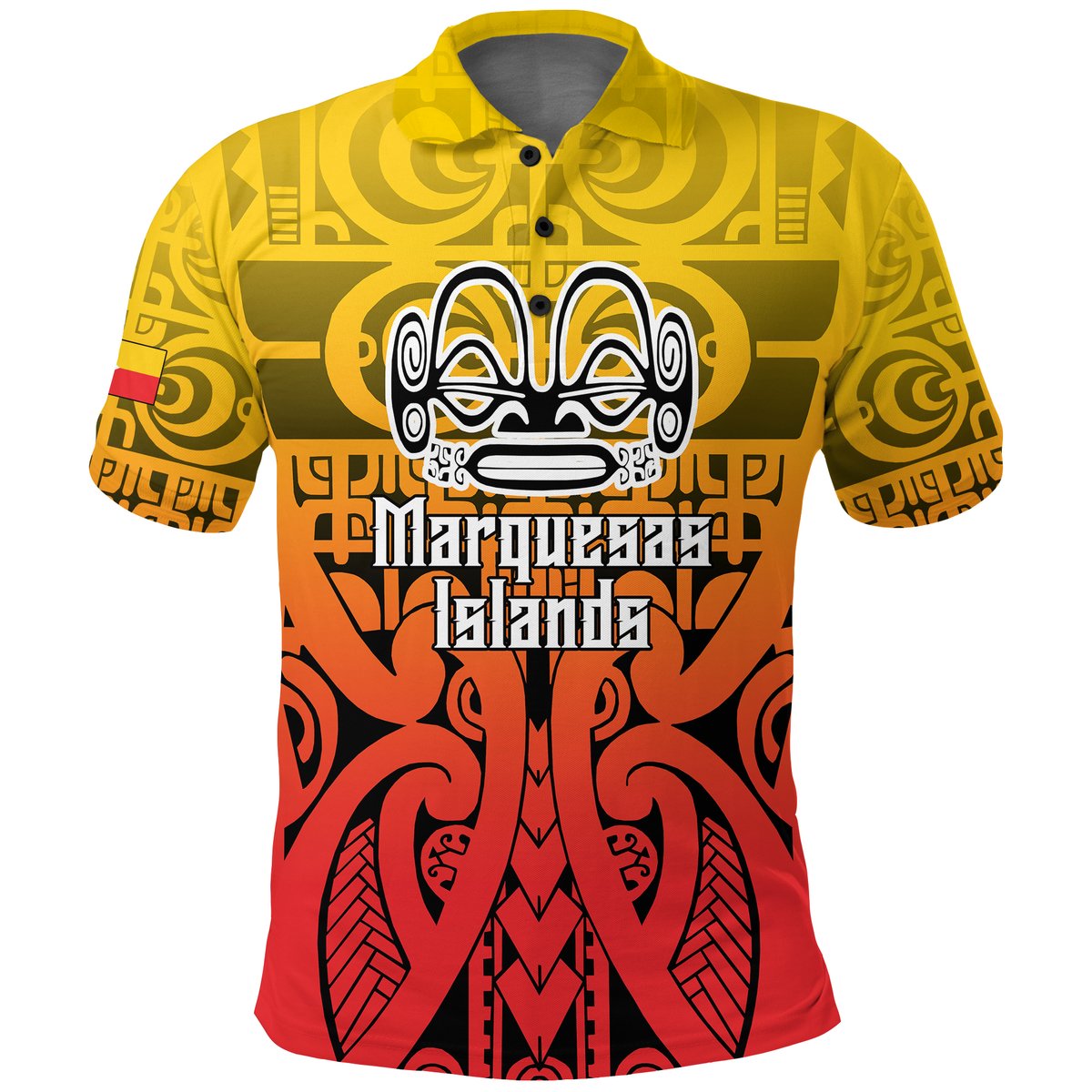Marquesas Islands Marquesan Tattoo Polo Shirt -