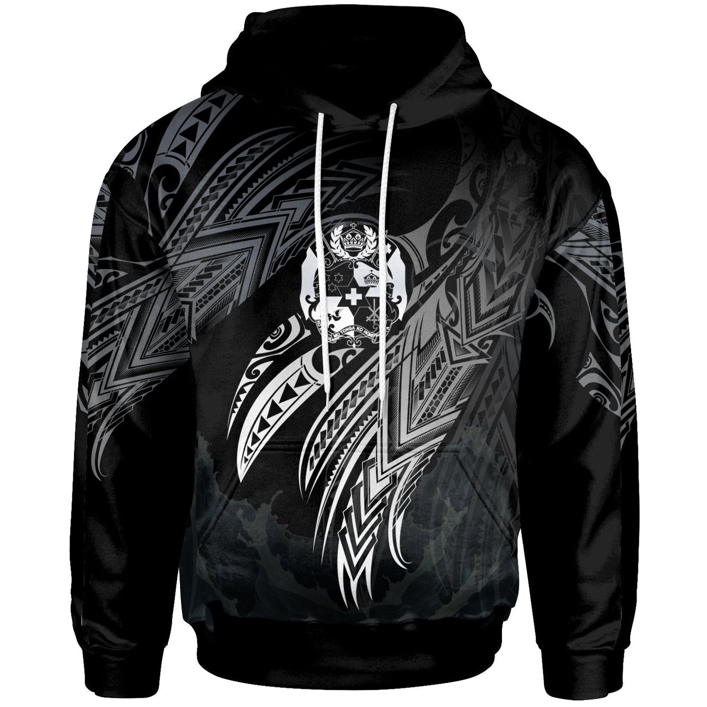 Tonga Polynesian Hoodie Legend White Version