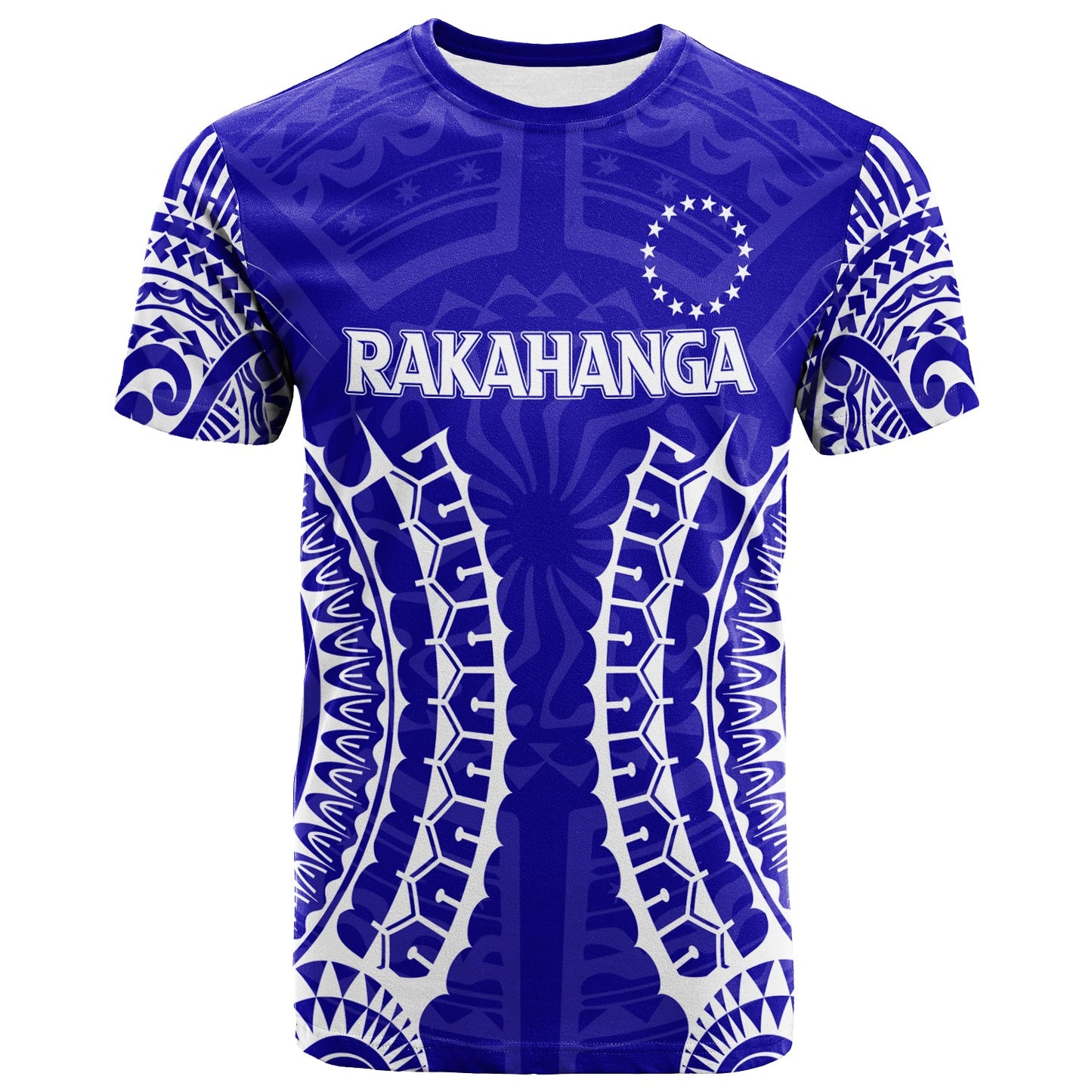 Cook Islands Rakahanga T Shirt Tribal Pattern 2