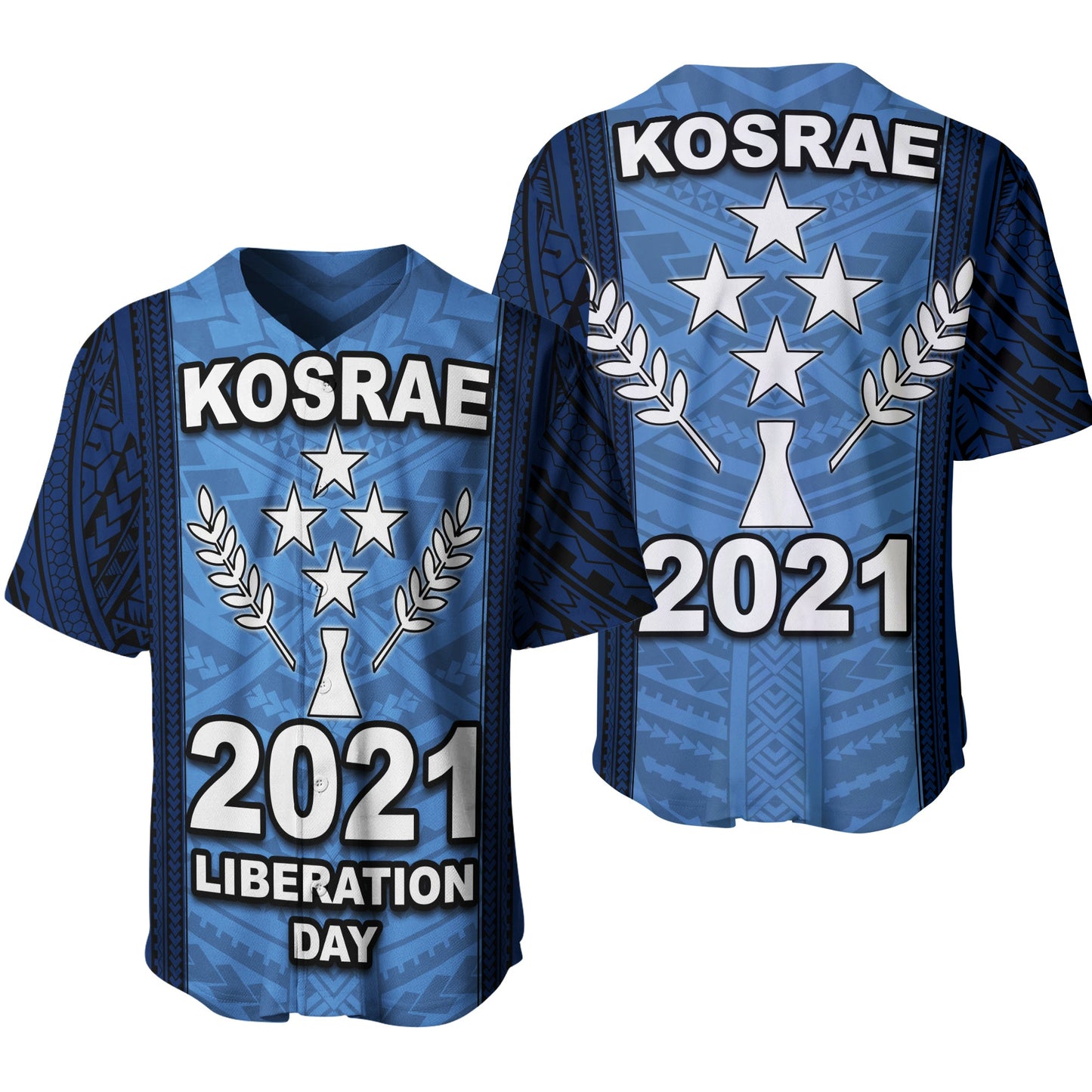 Kosrae Liberation Day 2021 Baseball Jersey