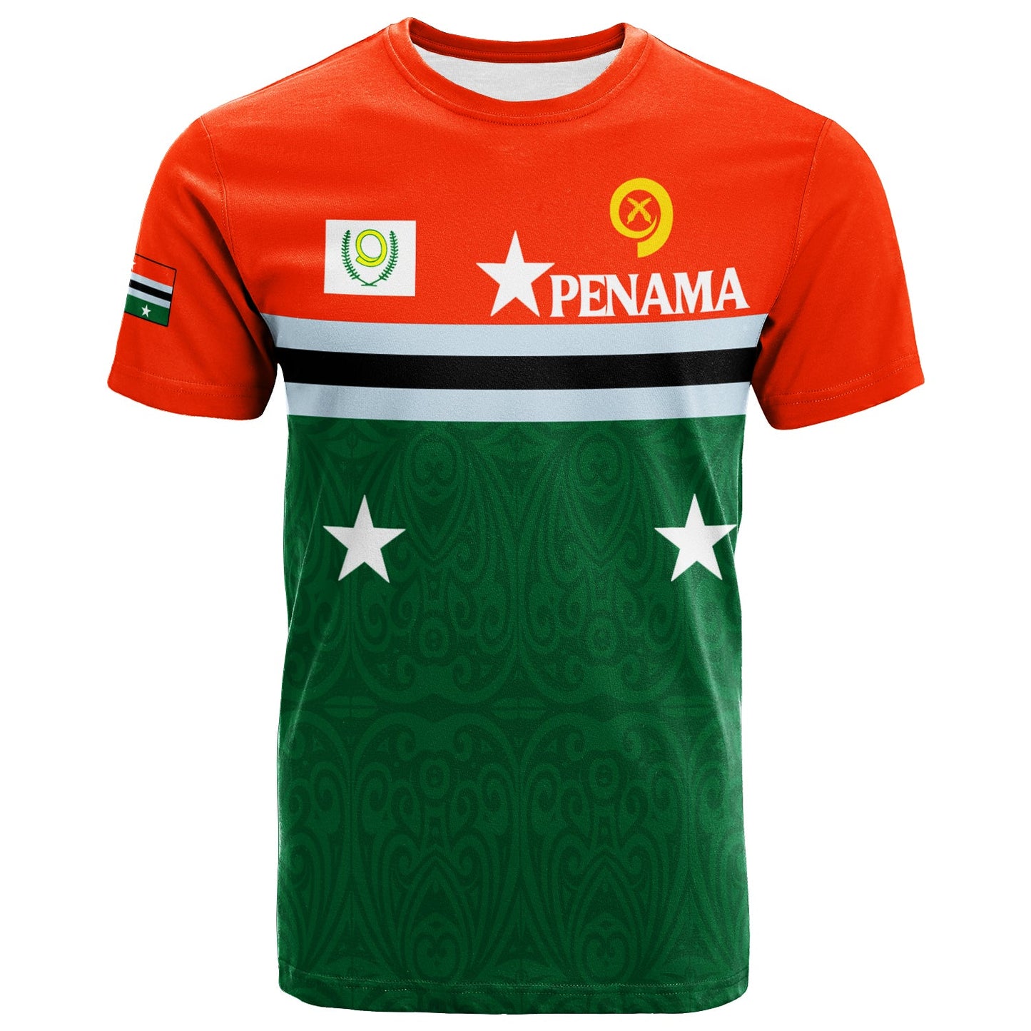 Vanuatu Penama Province T Shirt Flag Style 2