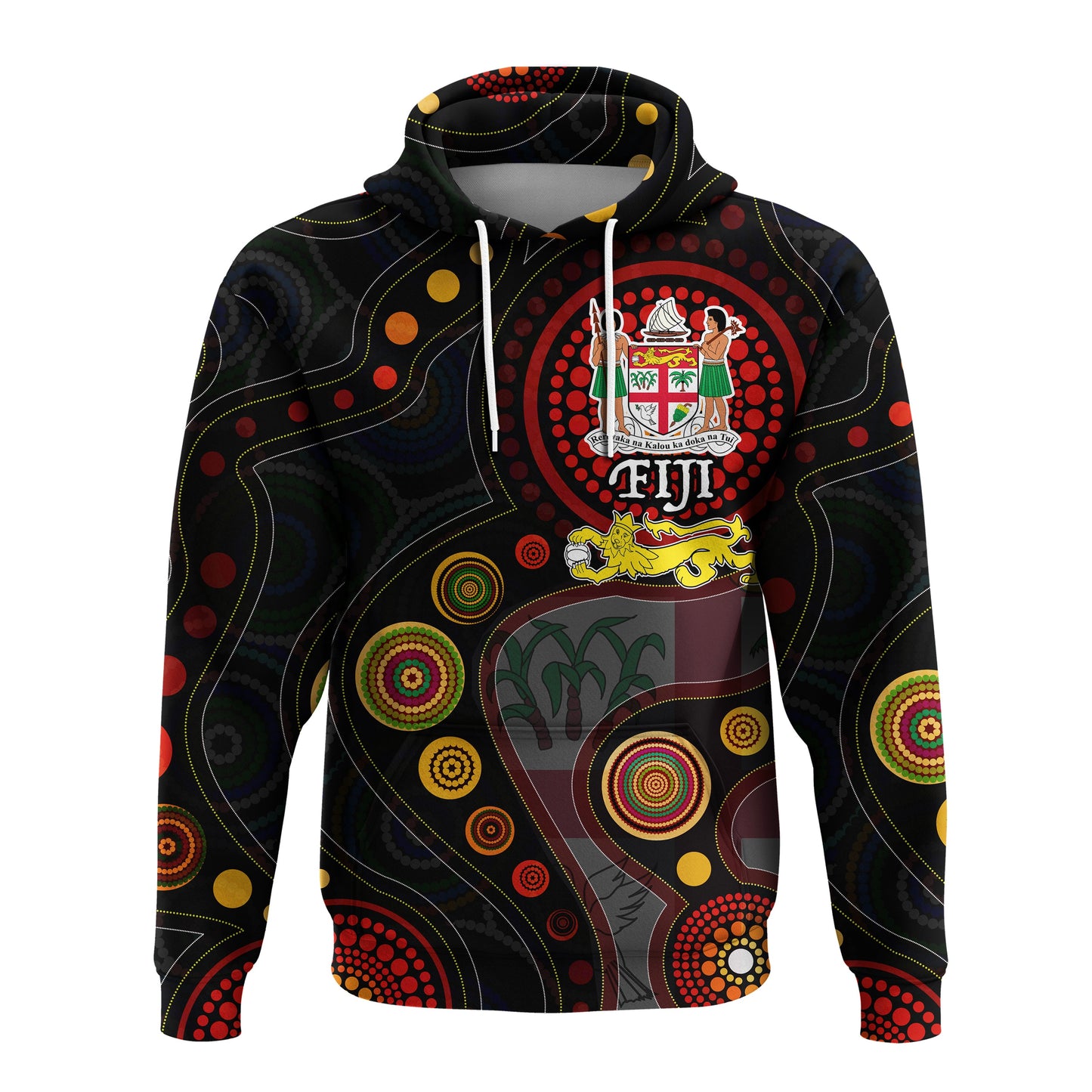 Fiji With Aboriginal Hoodie
