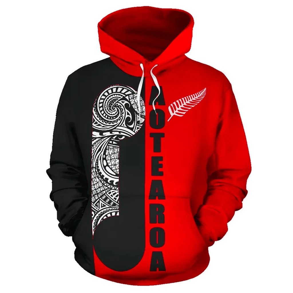 Maori Koru Aotearoa Hoodie