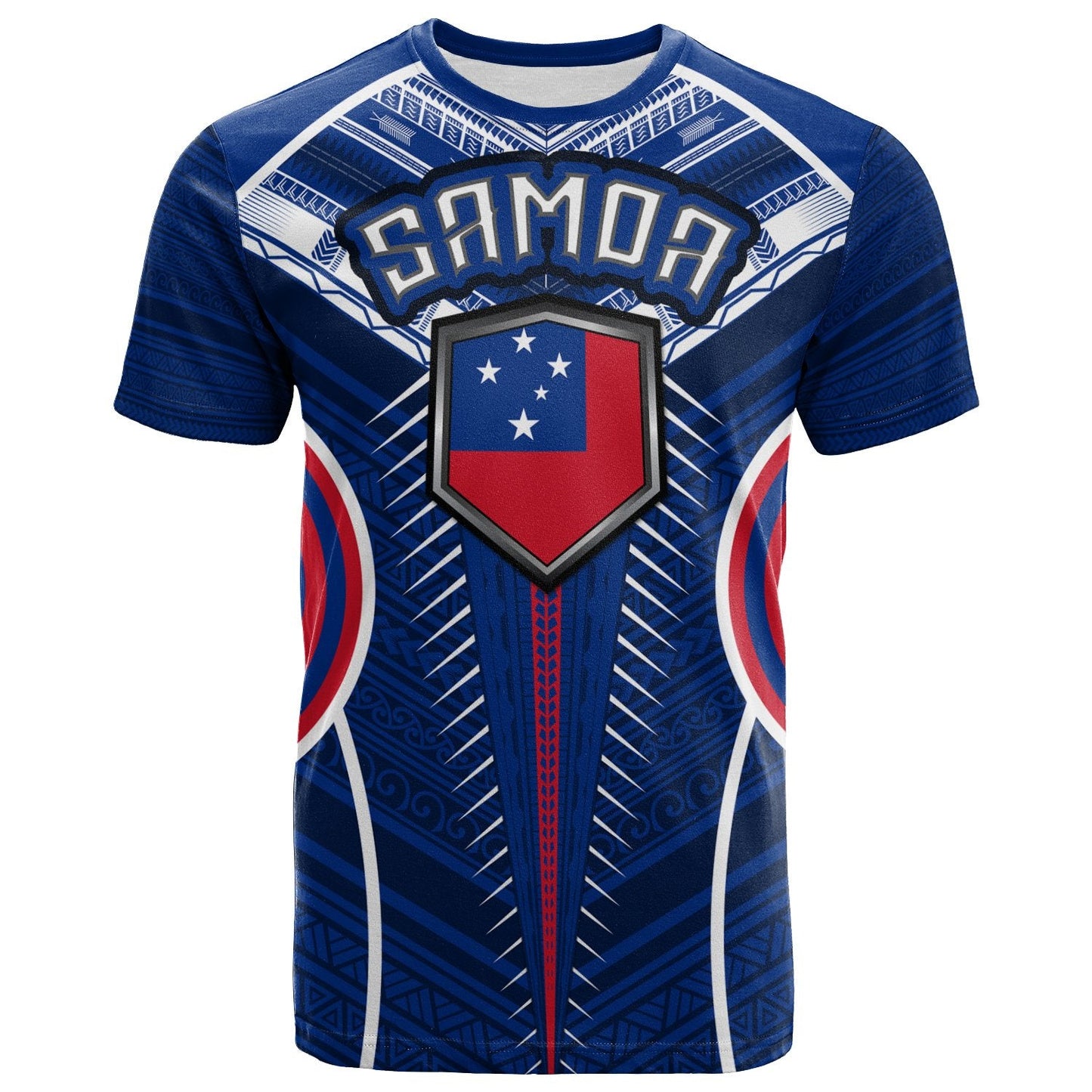 Samoa Polynesian T - Shirt - Samoan Tribal