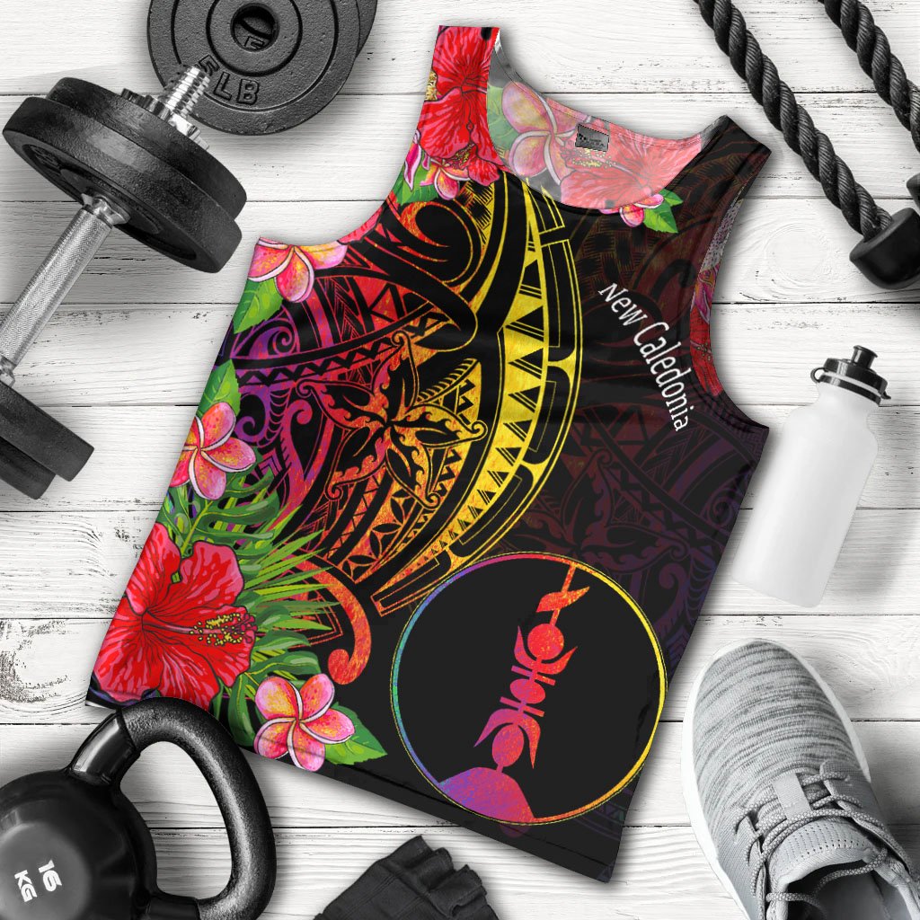 New Caledonia Men's Tank Top Tropical Hippie Style