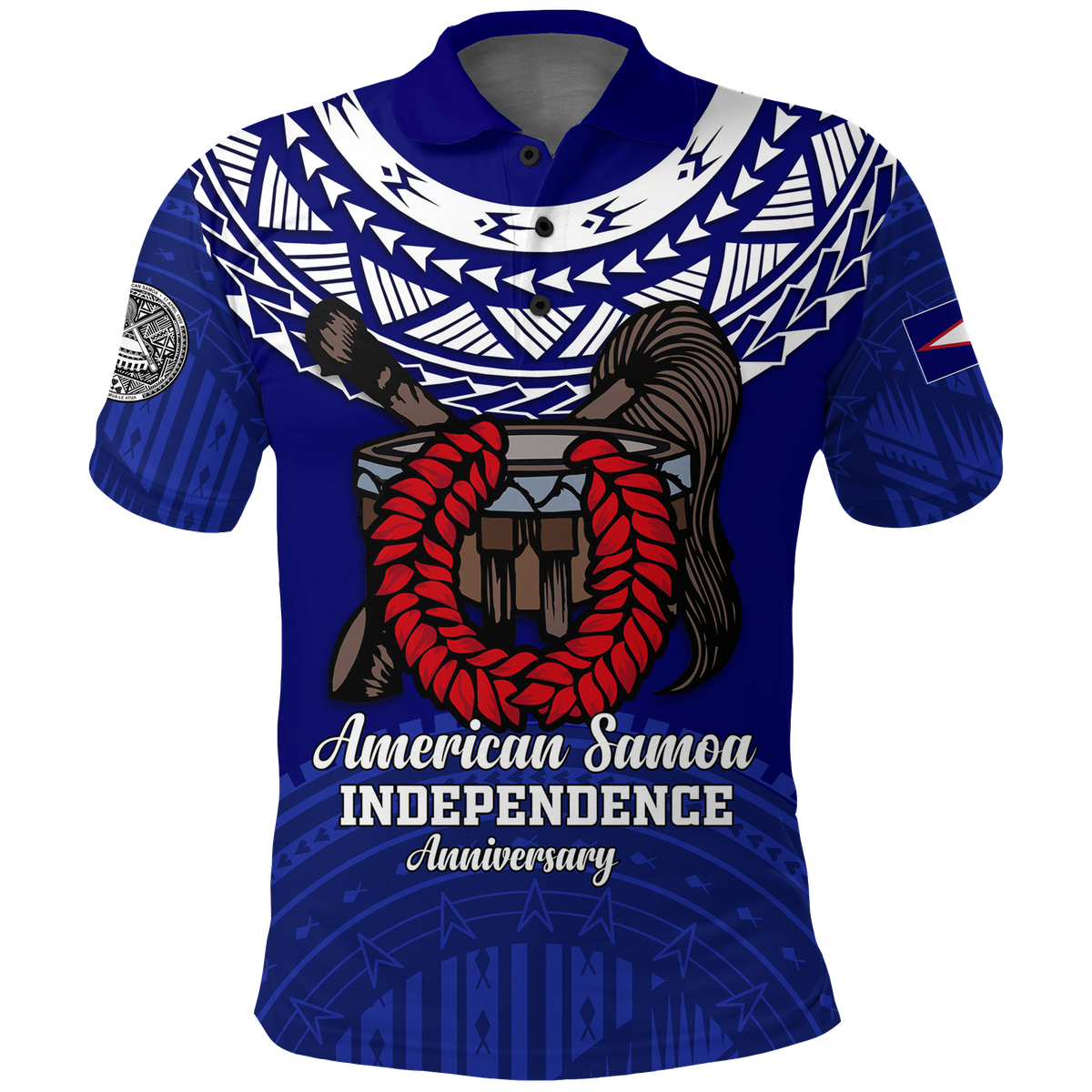 American Samoa Independence Anniversary Pride Polo Shirt