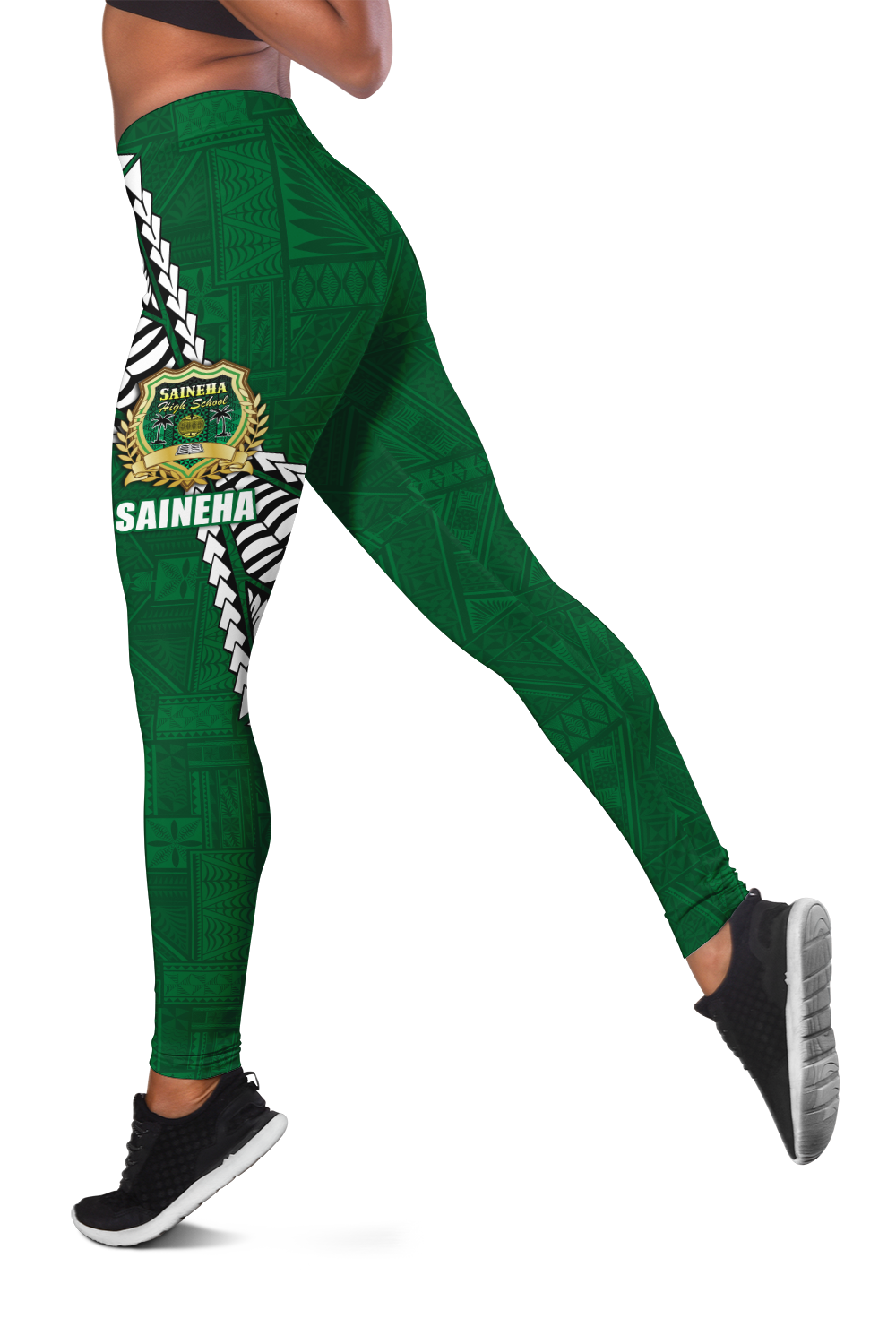 Tonga Saineha High School Tongan Patterns Legging -