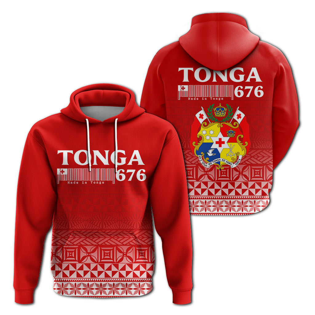 Tonga 676 Hoodie Tongan Pattern
