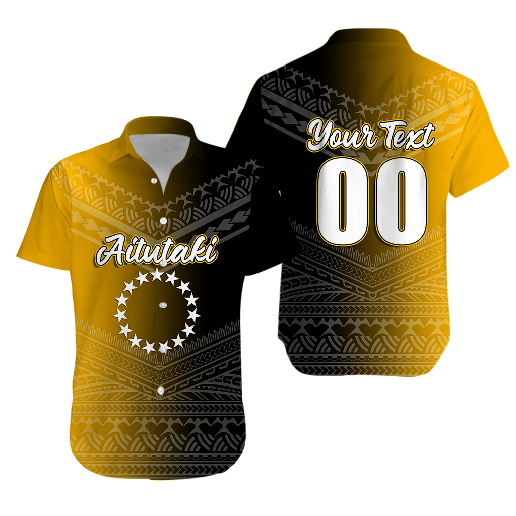 Custom Personalised Aitutaki Cook Islands Pride Hawaiian Shirt -