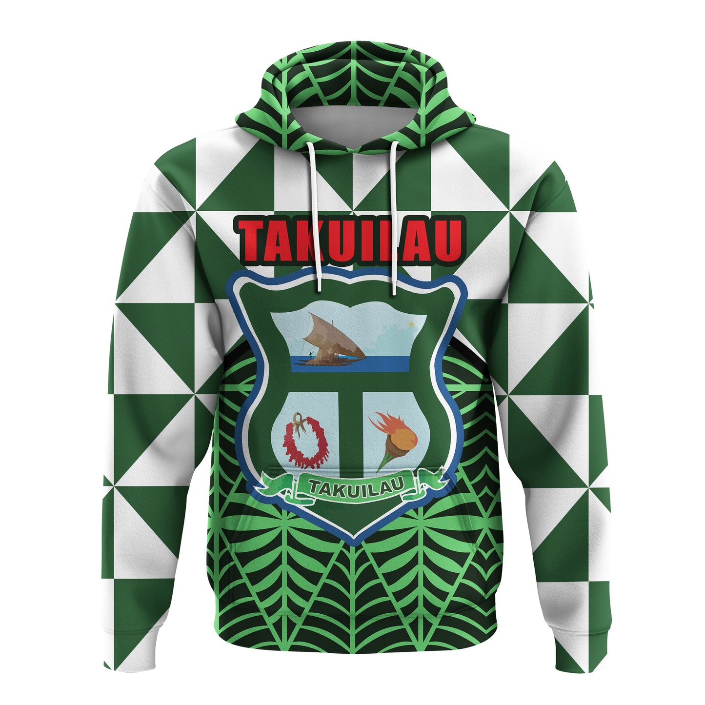 Takuilau College Hoodie Tongan Patterns