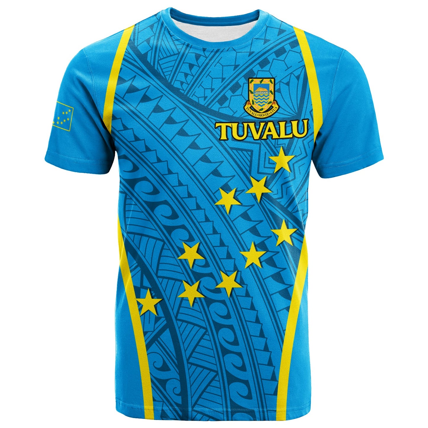 Tuvalu T - Shirt - Tribal Pattern Shirt All Over Print