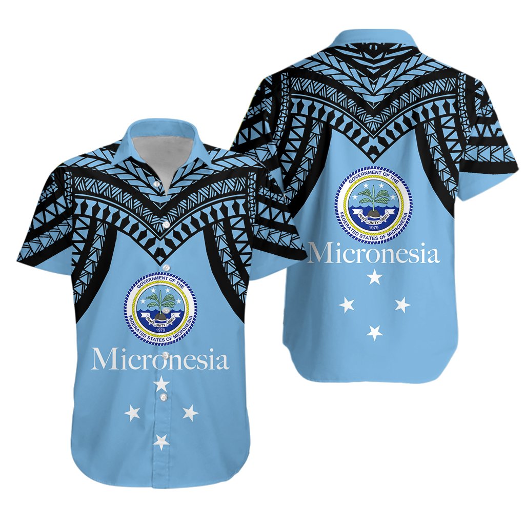 Federated States of Micronesia Hawaiian Shirt - Micronesia Pattern -