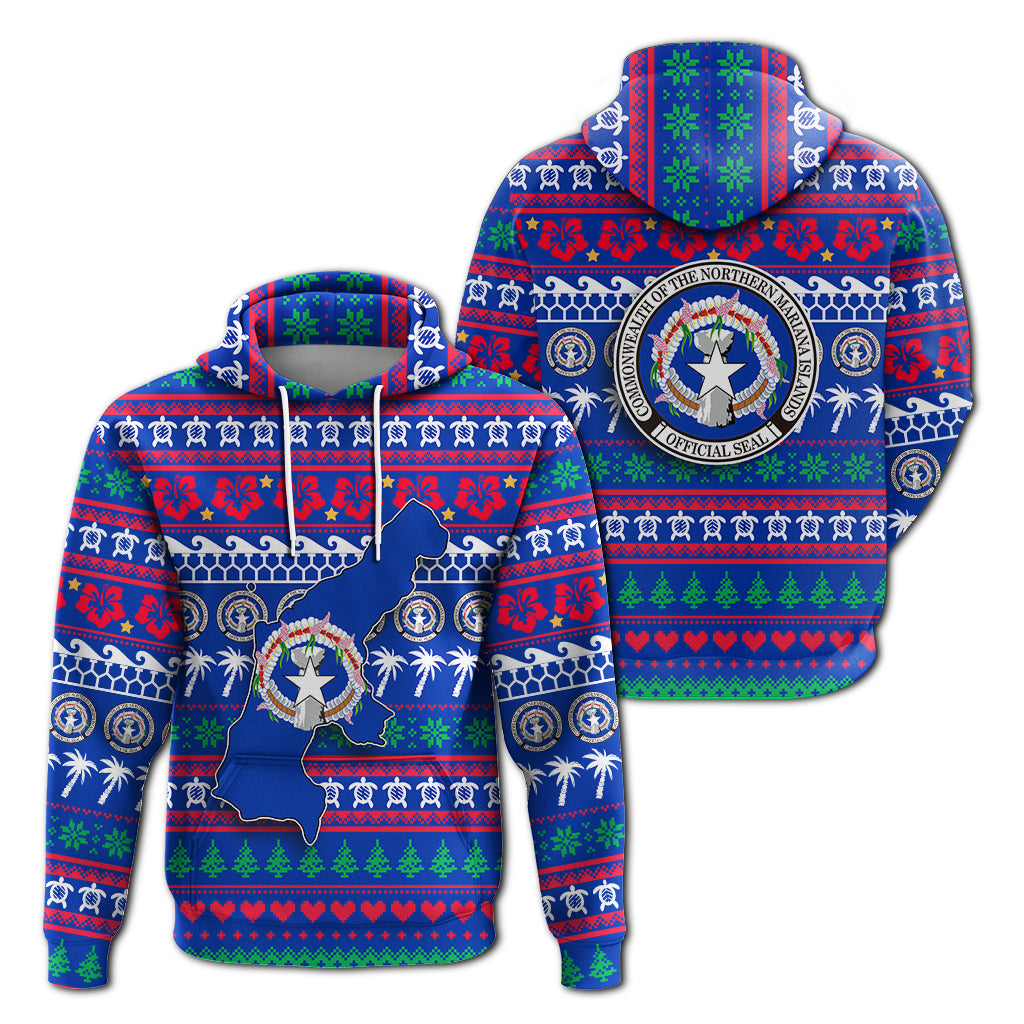 Northern Mariana Islands Christmas Hoodie Ugly Christmas