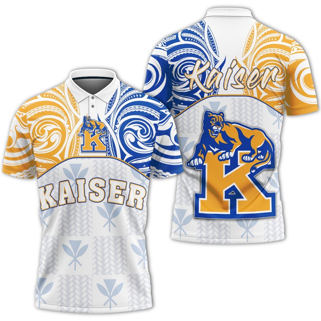 Hawaii Polo Shirt - Kanaka Kaiser High School Polo Shirt Demodern Style AH
