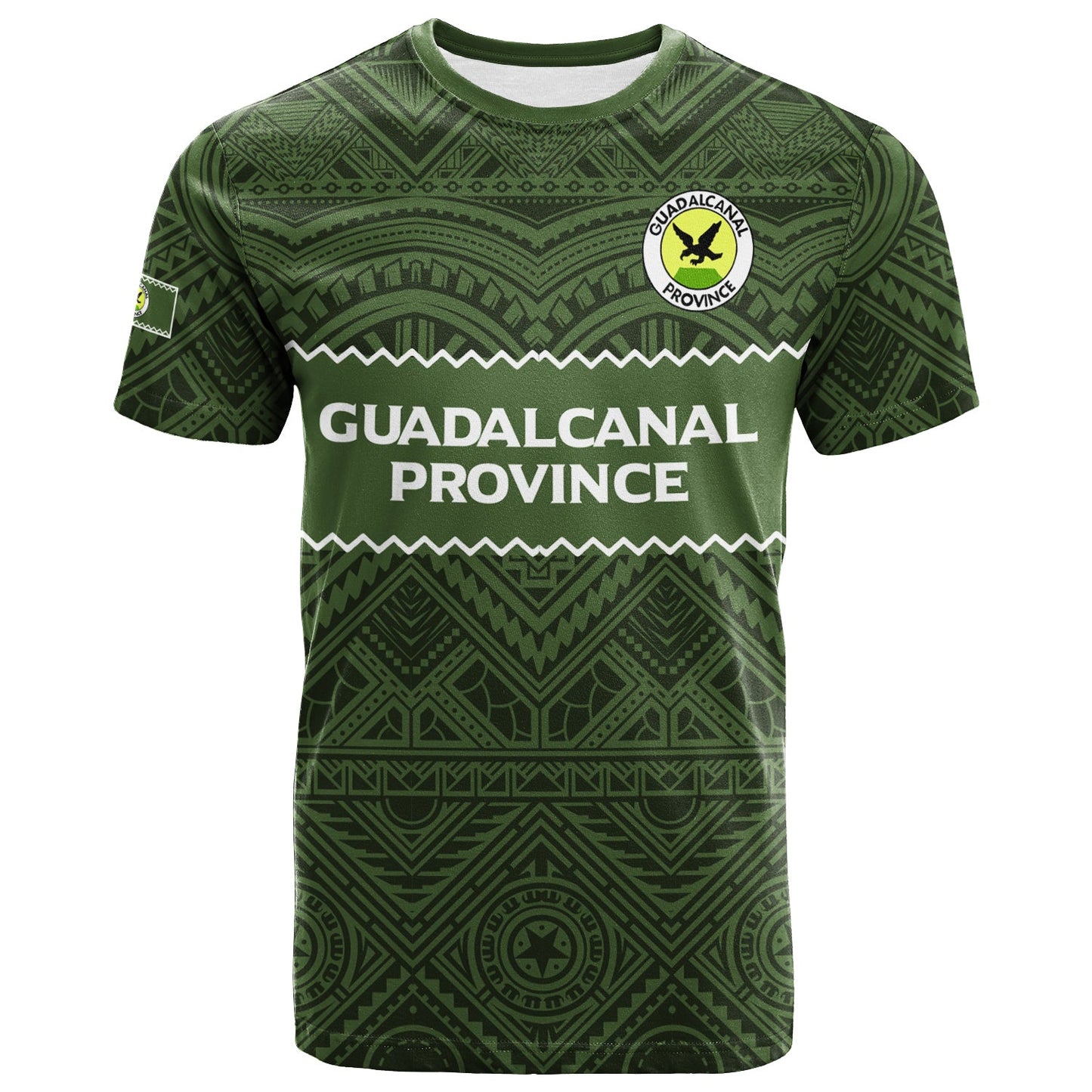 Solomon Islands Guadalcanal Province T Shirt Tribal Pattern 2