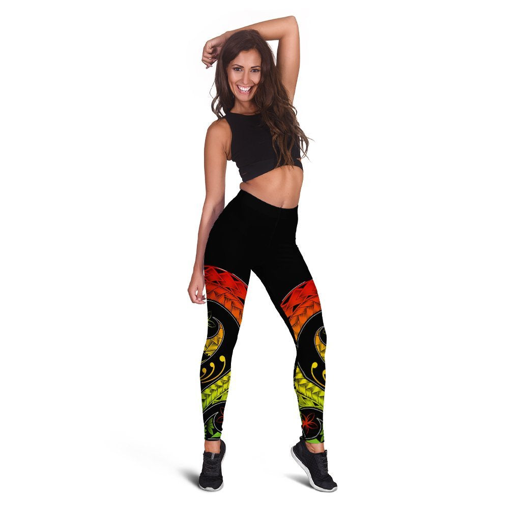 Samoa Women's Legging - Samoa Polynesian Decorative Patterns