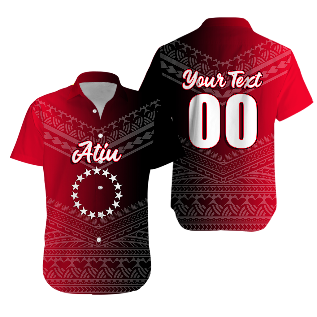 Custom Personalised Atiu Cook Islands Pride Hawaiian Shirt -