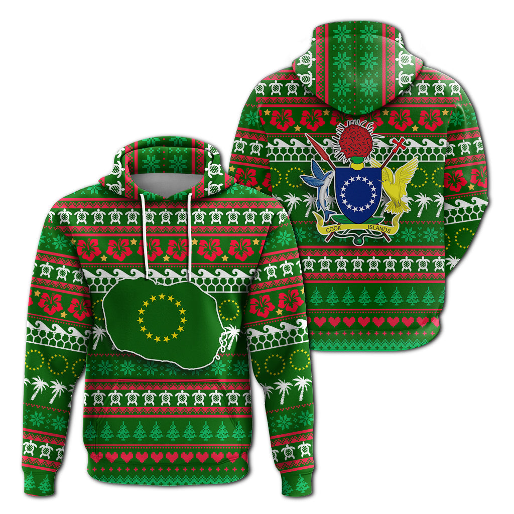 Cook Islands Christmas Hoodie Ugly Christmas