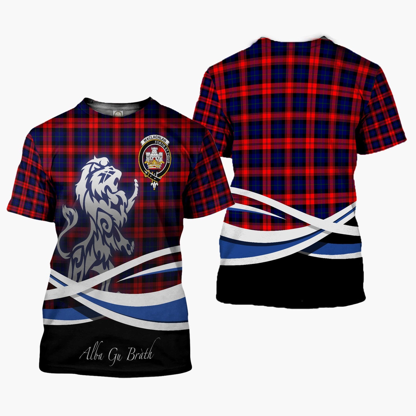 Printivon MacLachlan Clan Crest Alba Gu Brath T Shirt Scotland Gift