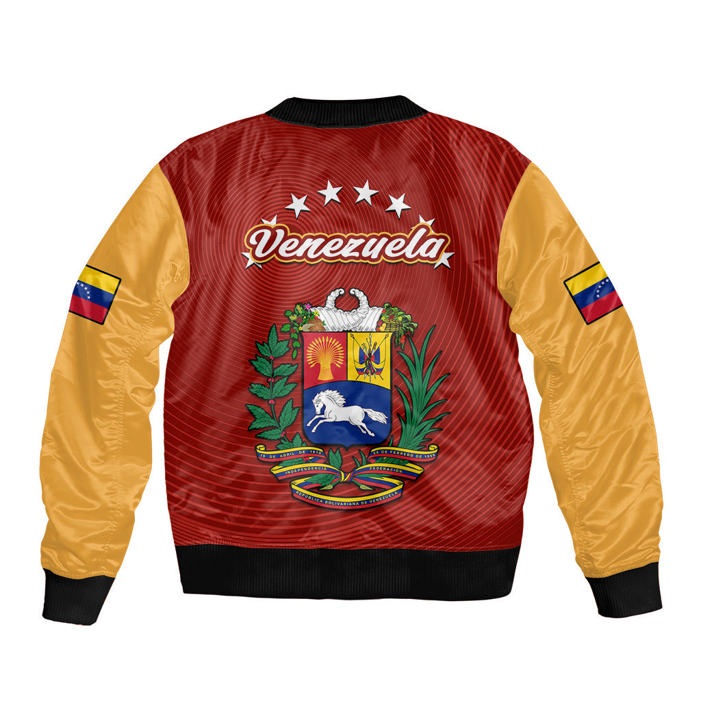 Venezuela 2023 Baseball Mix Coat Of Arms Bomber Jacket