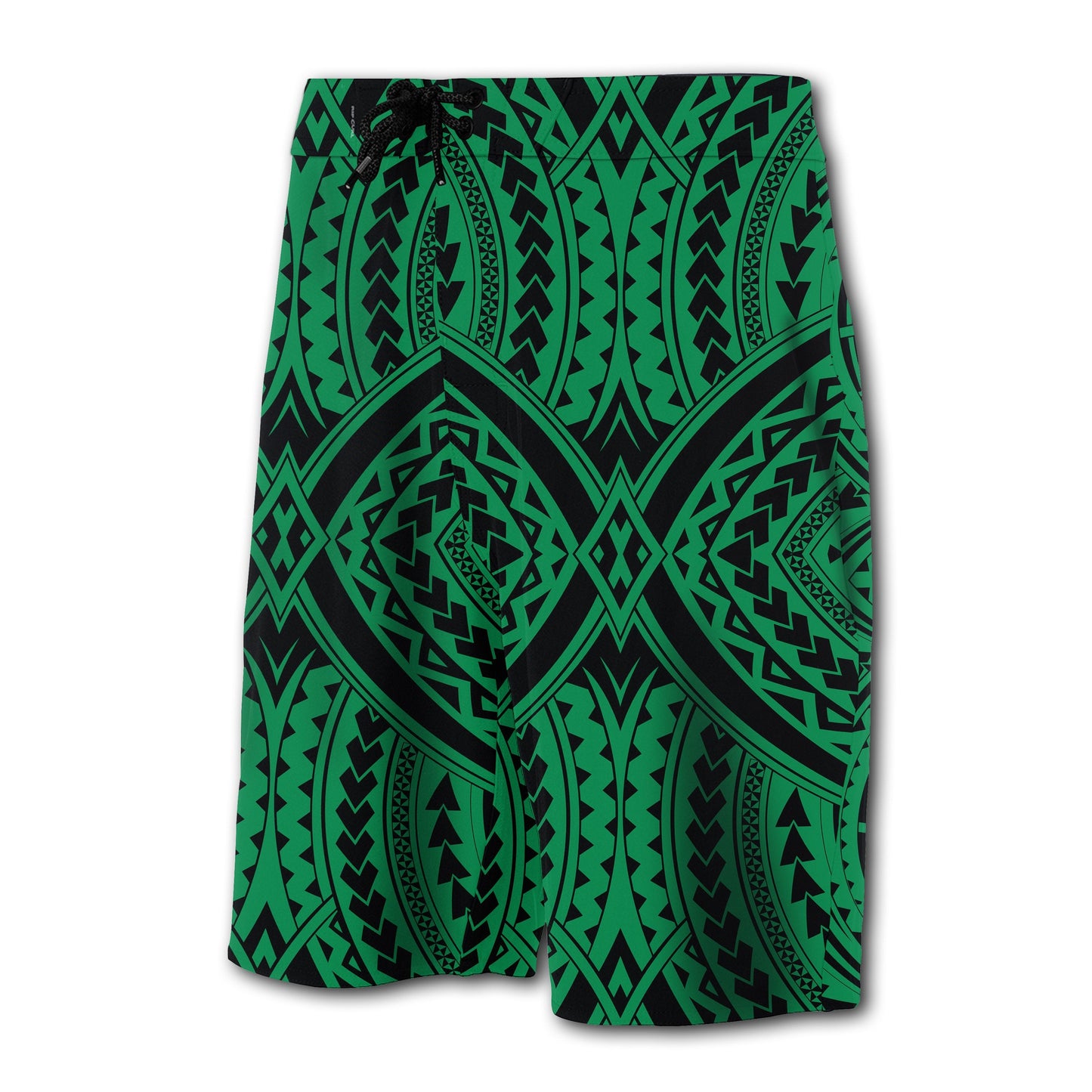 Hawaii Polynesian Tradition Board Shorts Green