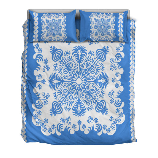 Hawaii Bedding Set Pattern Version Special Blue