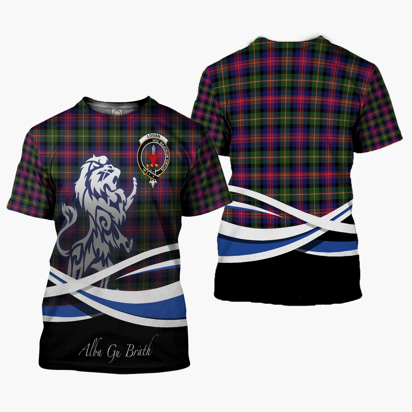 Printivon Logan Clan Crest Alba Gu Brath T Shirt Scotland Gift