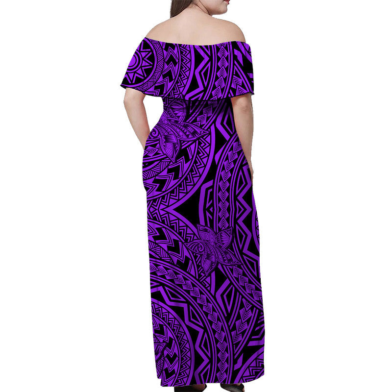 Polynesian Pride Hawaiian Shirt Polynesia Tribal Tattoo Plumeria Purple
