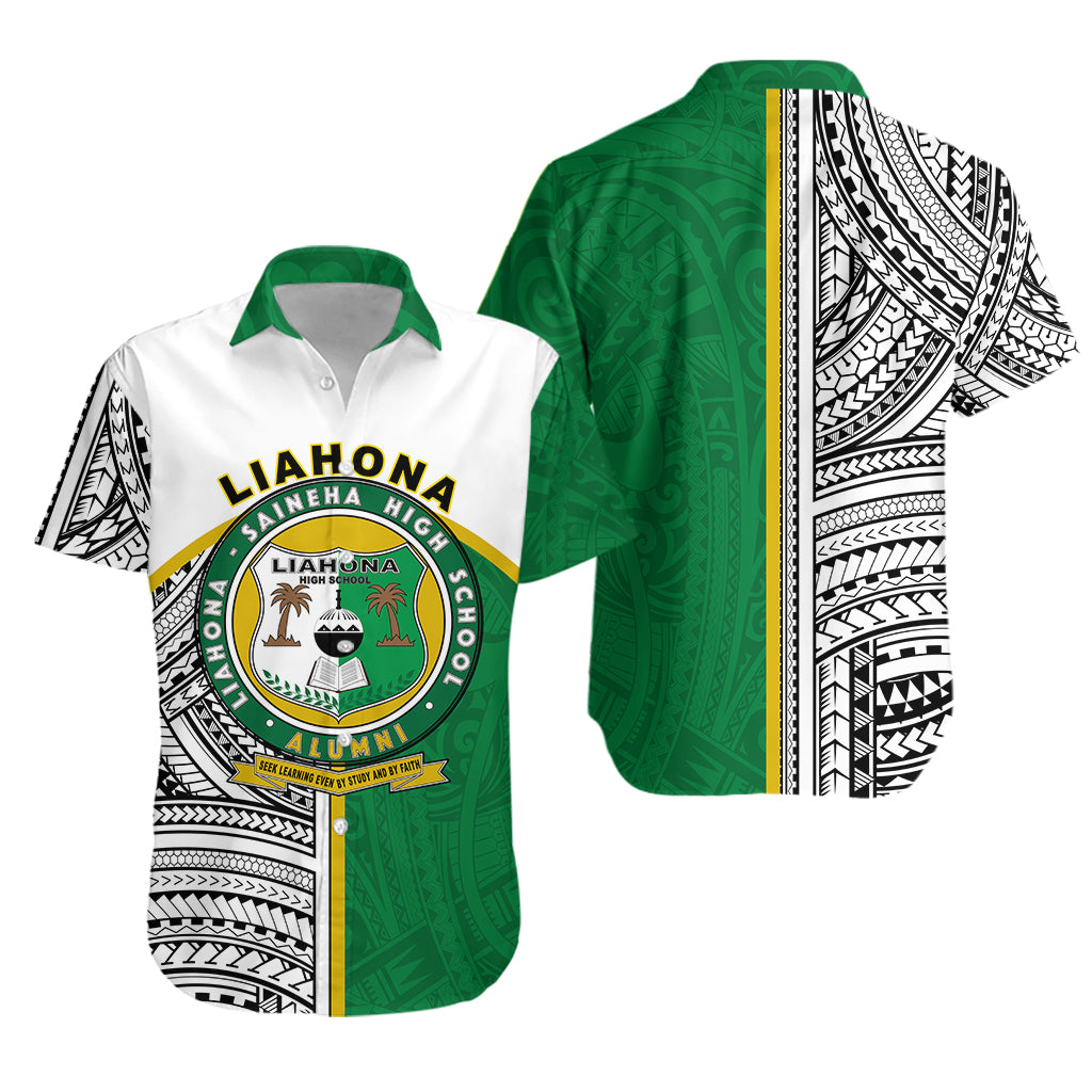 Liahona High School Hawaiian Shirt - Polynesian Patterns -
