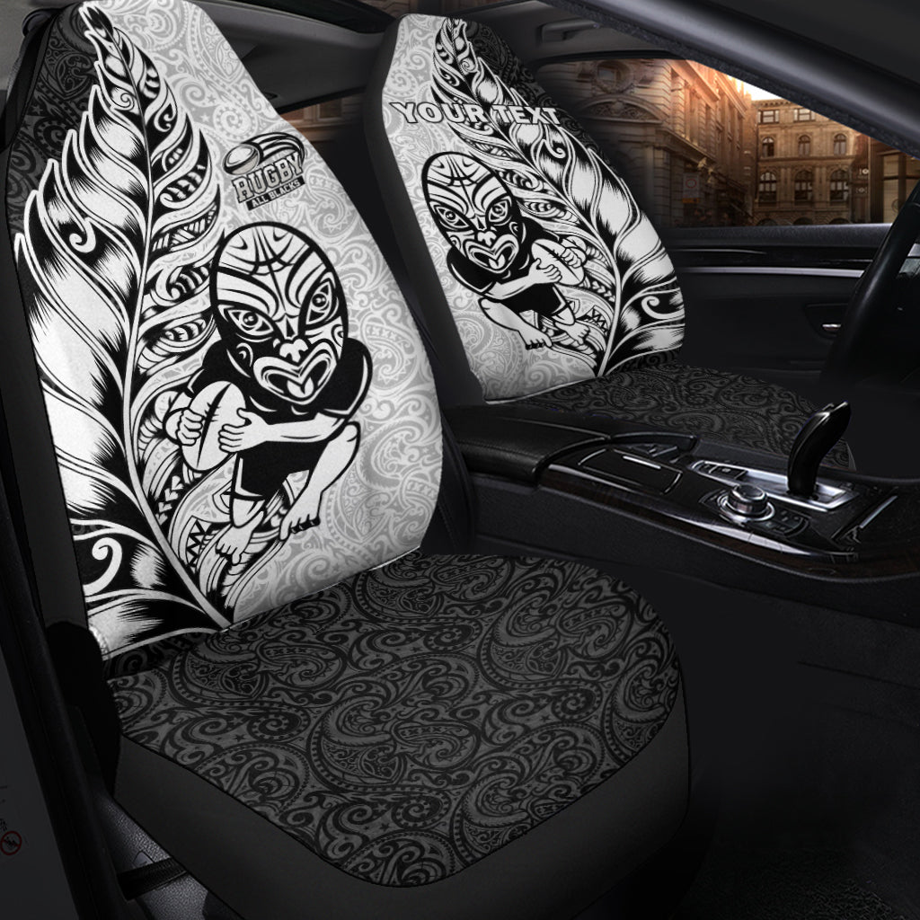 (Custom Personalised) New Zealand Maori All Black Rugby Car Seat Covers