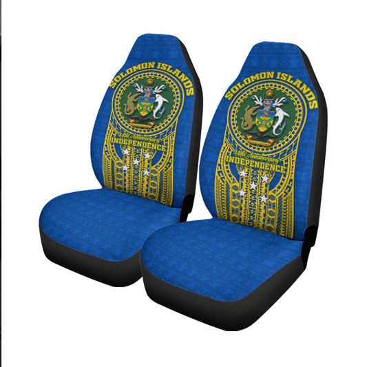 Solomon Islands Independence Anniversary 44th Years Car Seat Covers